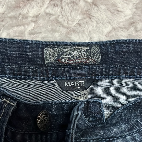 Silver Jean Shorts - Picture 4 of 5